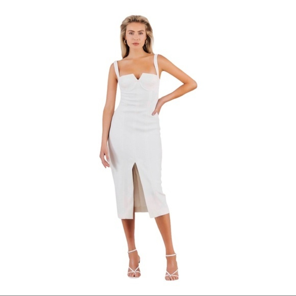 MISHA Gertrude sexy Dress in Ivory NWOT